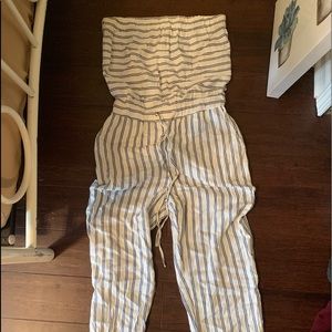 cute strapless jumpsuit :)